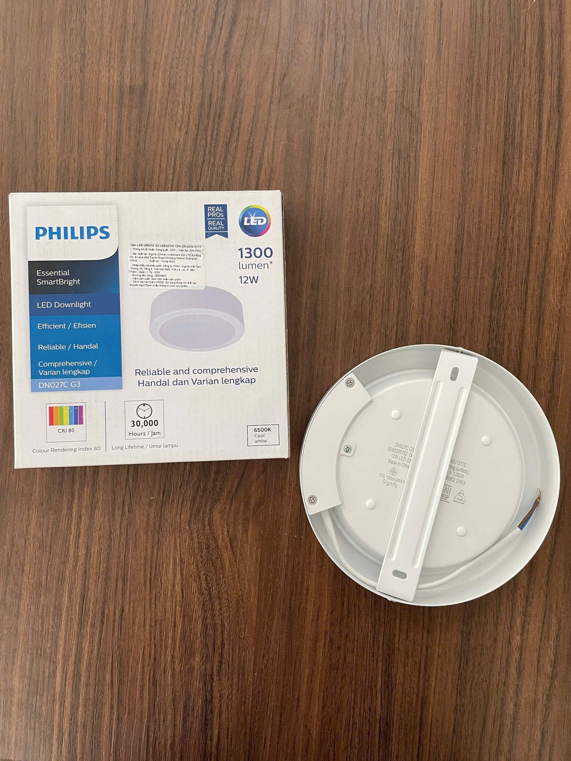 Ánh sáng tinh tế từ Đèn downlight ốp trần Led Philips DN027C G3 kiến tạo không gian sống cao cấp.