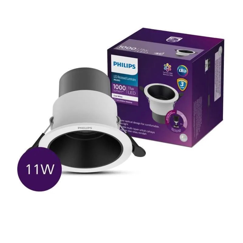 Ánh sáng chất lượng cao Đèn Spotlight Âm Trần Chiếu Điểm LED Philips