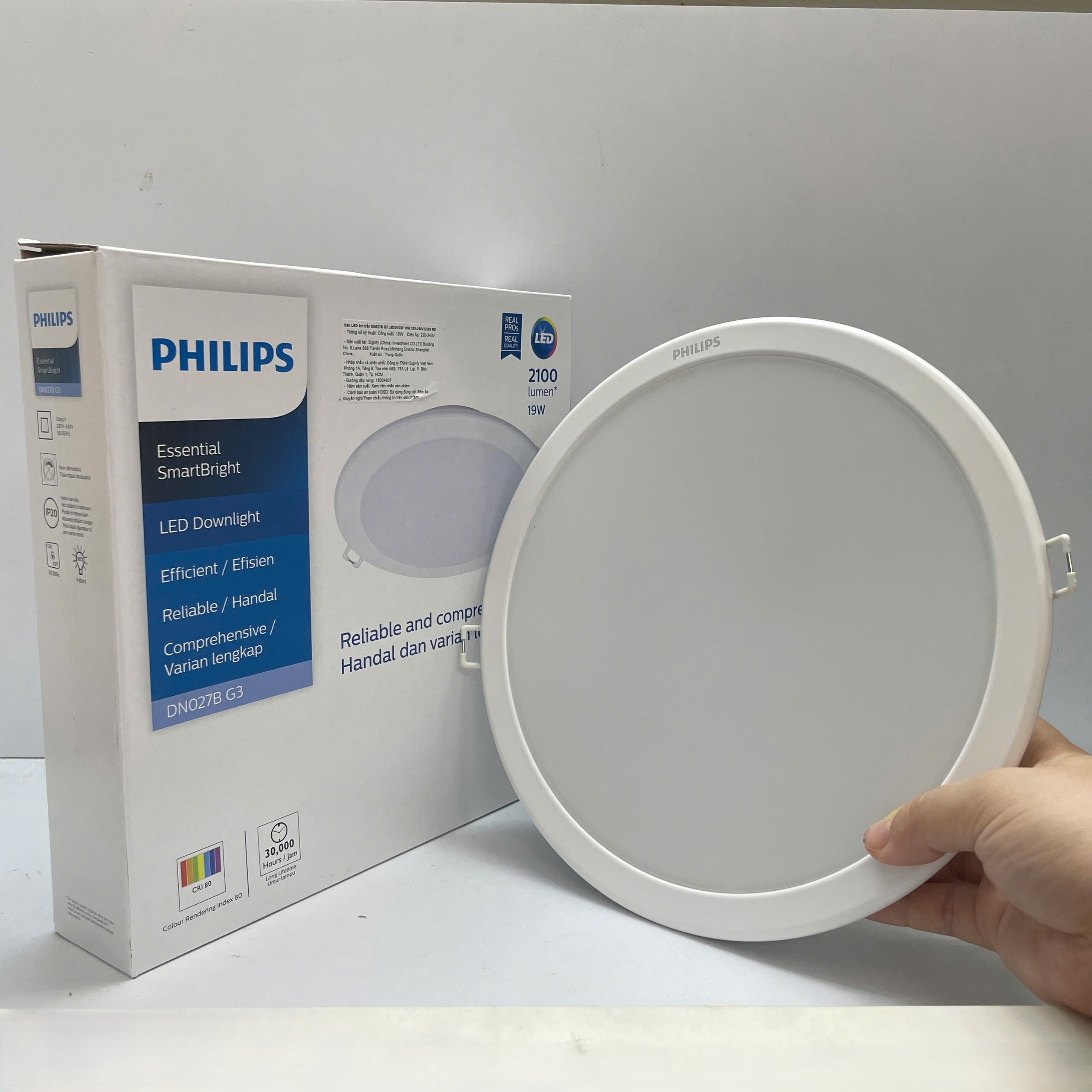 Đèn downlight âm trần Led Philips DN027B