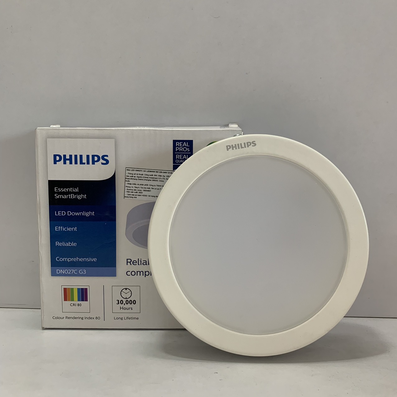 Đèn LED Downlight lắp nổi Philips DN027C G3 15W D200 Đèn LED Downlight lắp nổi Philips DN027C G3 15W D200