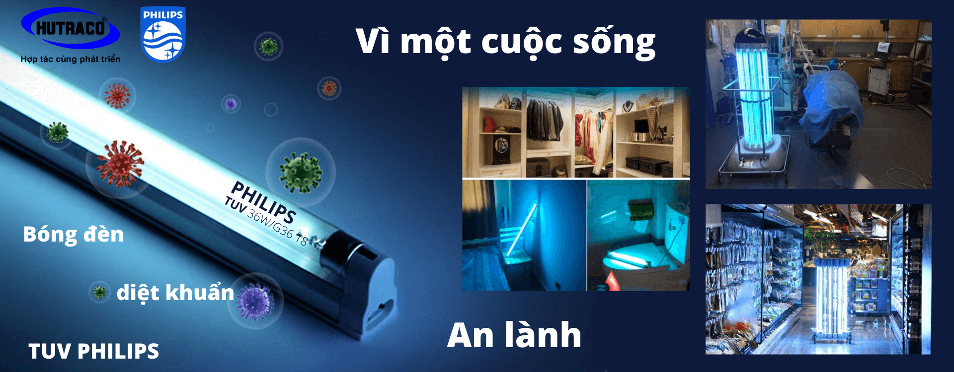 Bóng đèn khử trùng diệt khuẩn tia cực tím UV Philips sử dụng cho bệnh viện Bóng đèn khử trùng diệt khuẩn tia cực tím UV Philips sử dụng cho bệnh viện