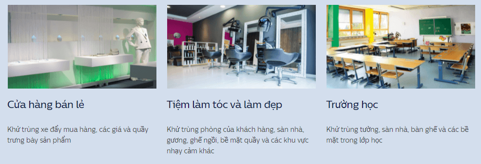 ứng dụng Bộ máng đèn diệt khuẩn khử trùng tia cực tím UV-C Philips 1m2 1xTUV 36W SLV/6  ứng dụng Bộ máng đèn diệt khuẩn khử trùng tia cực tím UV-C Philips 1m2 1xTUV 36W SLV/6