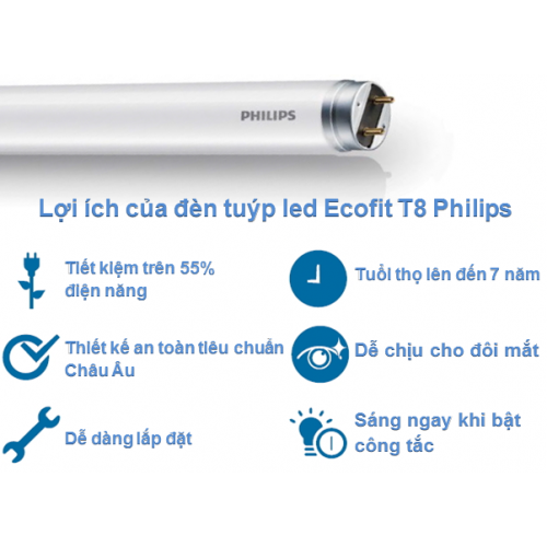 Lắp đặt bóng đèn tuýp LED Philips 1m2 siêu sáng Lắp đặt bóng đèn tuýp LED Philips 1m2 siêu sáng