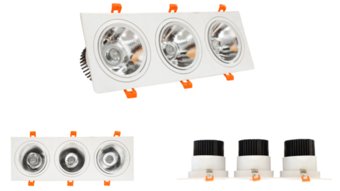 Cấu tạo đèn Led downlight âm trần Cấu tạo đèn Led downlight âm trần