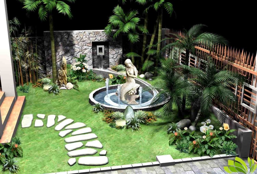 Đèn cảnh quan sân vườn cho tiểu cảnh Đèn cảnh quan sân vườn cho tiểu cảnh