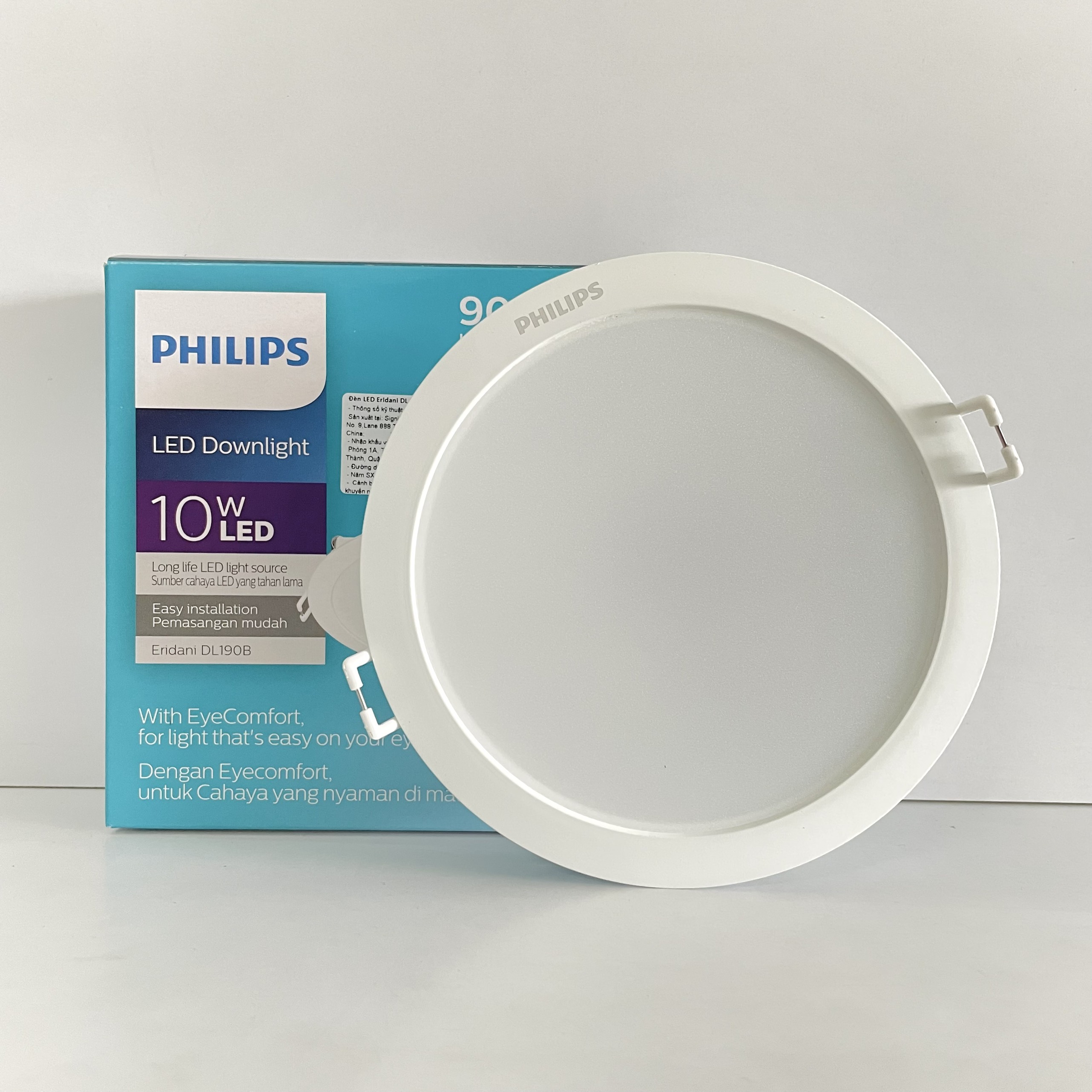 Đèn Led âm trần Eridani Philips DL190B 10W 865 WH SNI Đèn Led âm trần Eridani Philips DL190B 10W 865 WH SNI