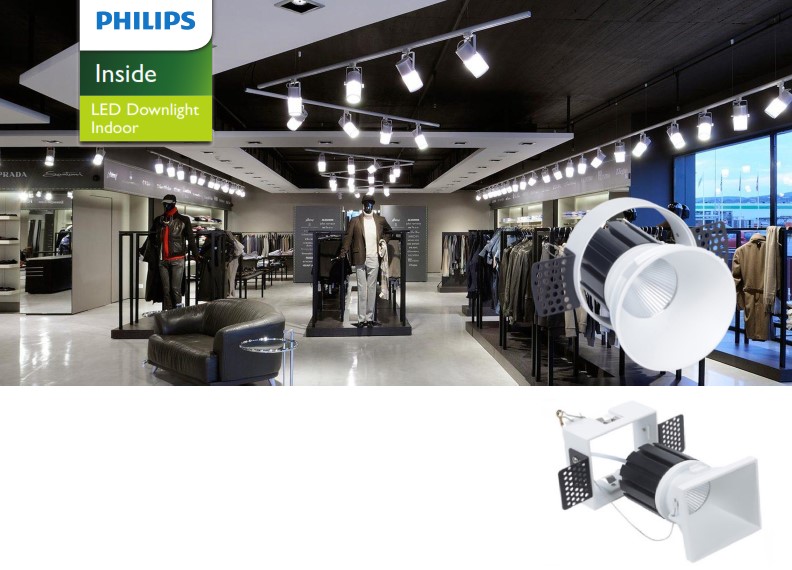 Đèn Downlight âm trần LED Philips Inside chiếu sáng trong nhà 6108X Đèn Downlight âm trần LED Philips Inside chiếu sáng trong nhà 6108X