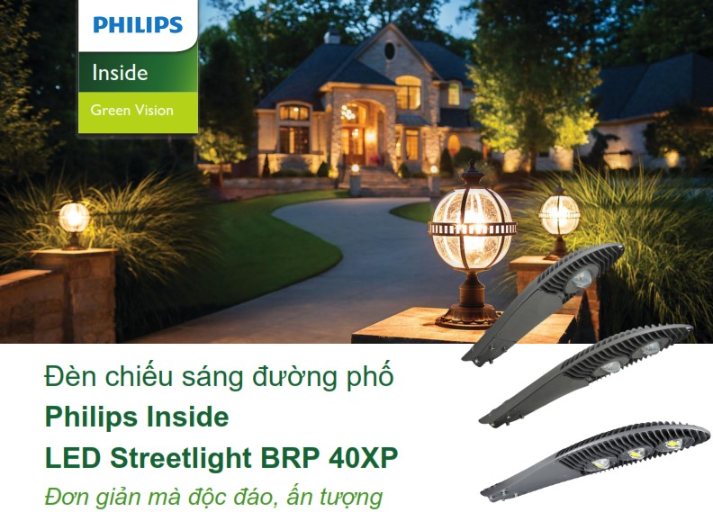 Đèn Led chiếu sáng đường phố Philips Inside Street Lighting BRP40XP Đèn Led chiếu sáng đường phố Philips Inside Street Lighting BRP40XP