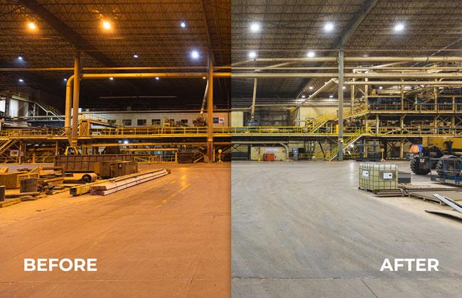 Dự án cải tạo chiếu sáng nhà máy – Đèn Led Philips tối ưu vận hành và tiết kiệm năng lượng Dự án cải tạo chiếu sáng nhà máy – Đèn Led Philips tối ưu vận hành và tiết kiệm năng lượng