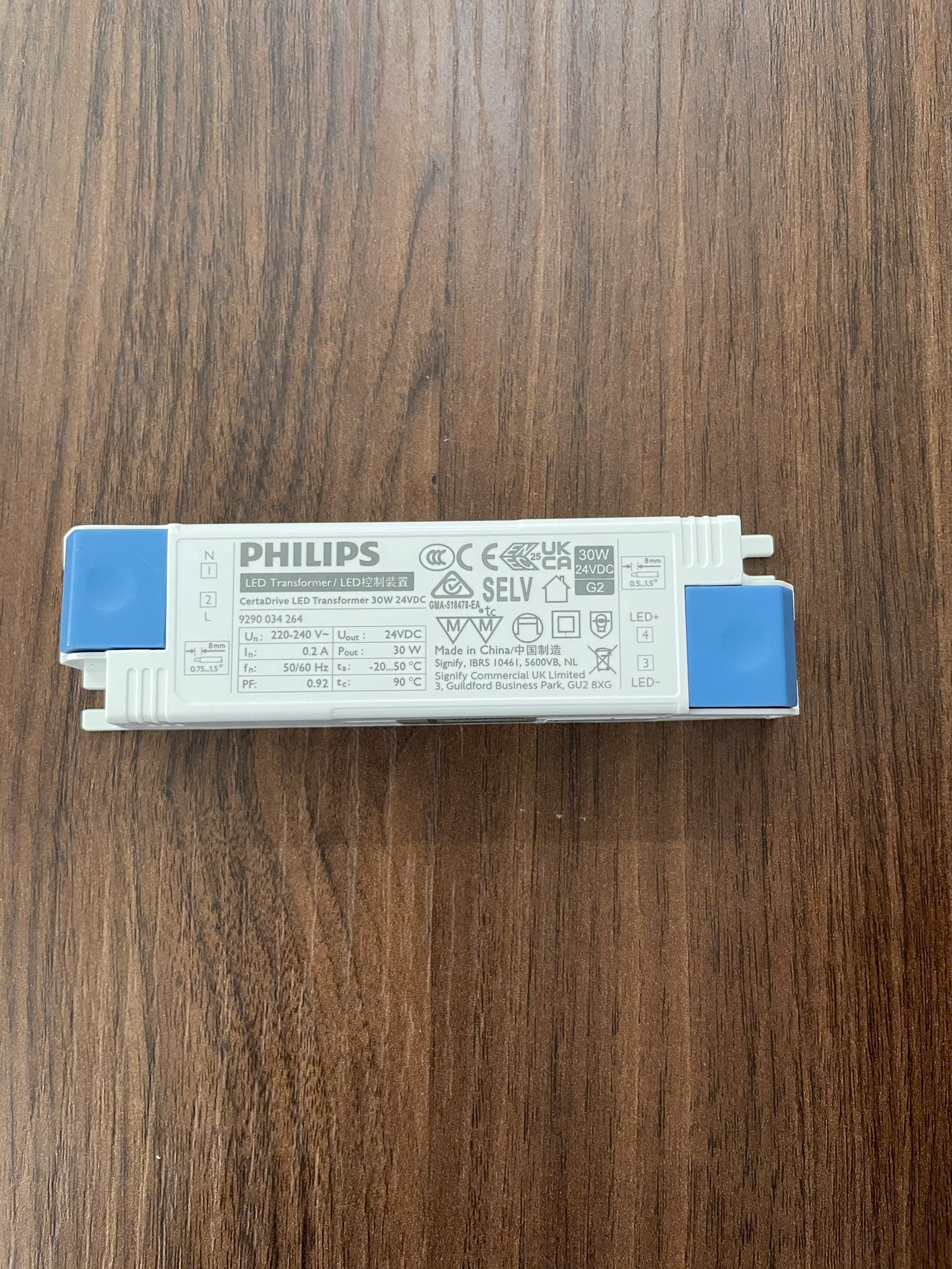 Thông số kỹ thuật Ballast - Tăng Phô Philips Driver điện tử 30W 24VDC