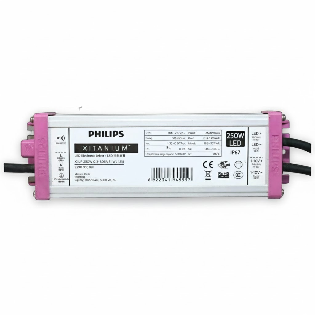 Thiết kế tinh gọn của Bộ nguồn Driver Led Philips Xitanium XI LP 250W