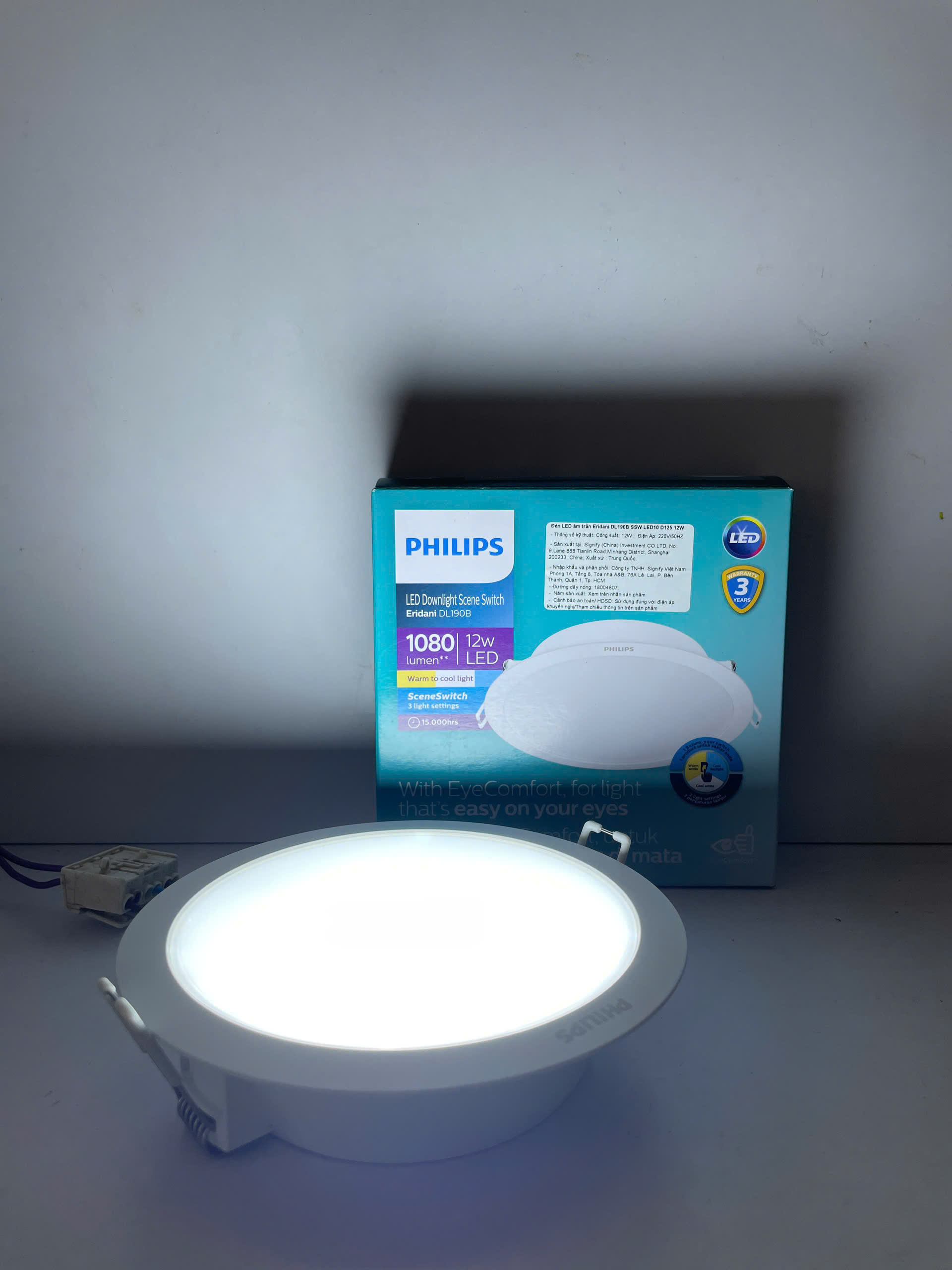 Thiết kế chi tiết của đèn Philips Eridani