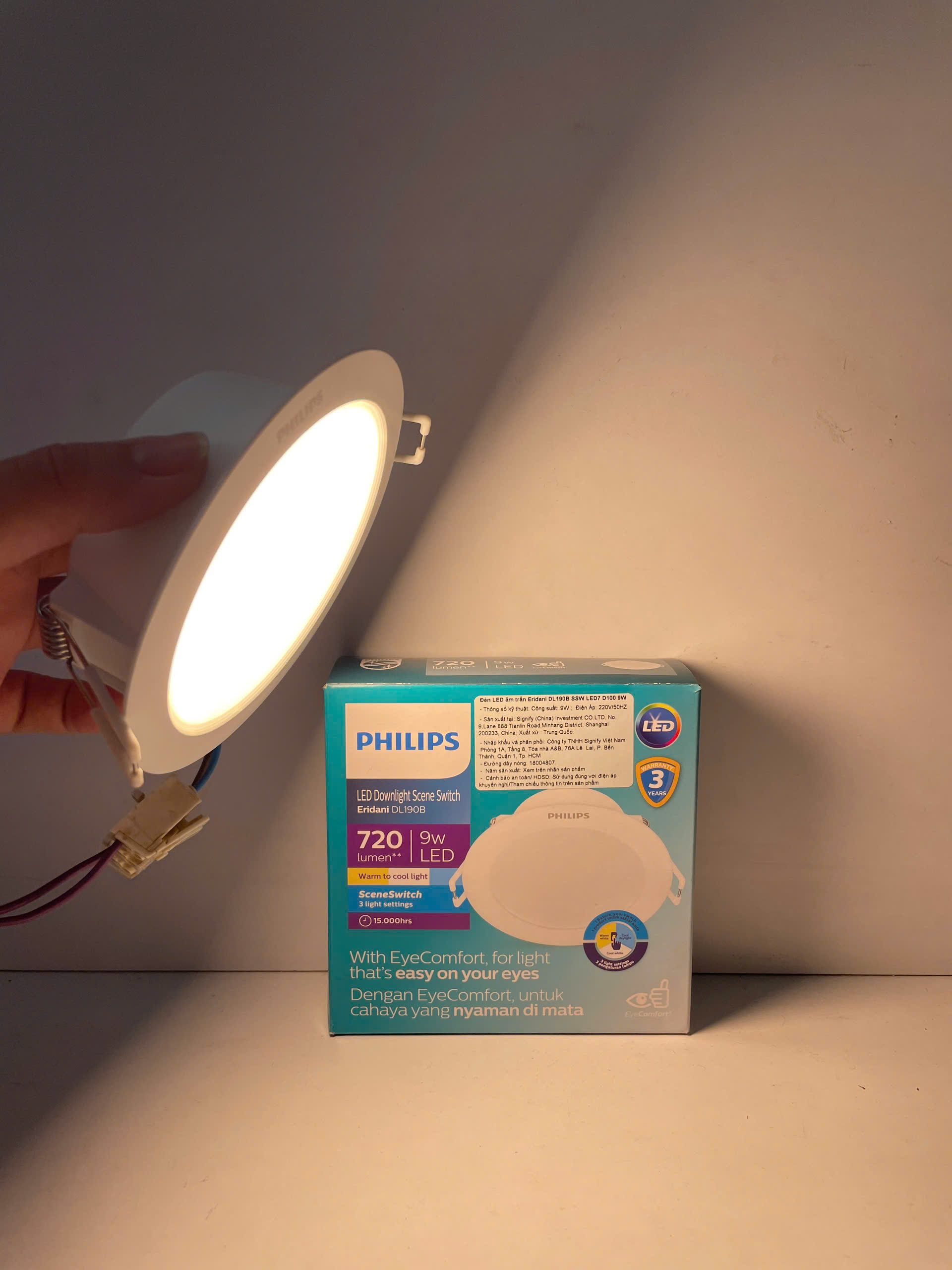 Phong cách sống với đèn Philips Eridani