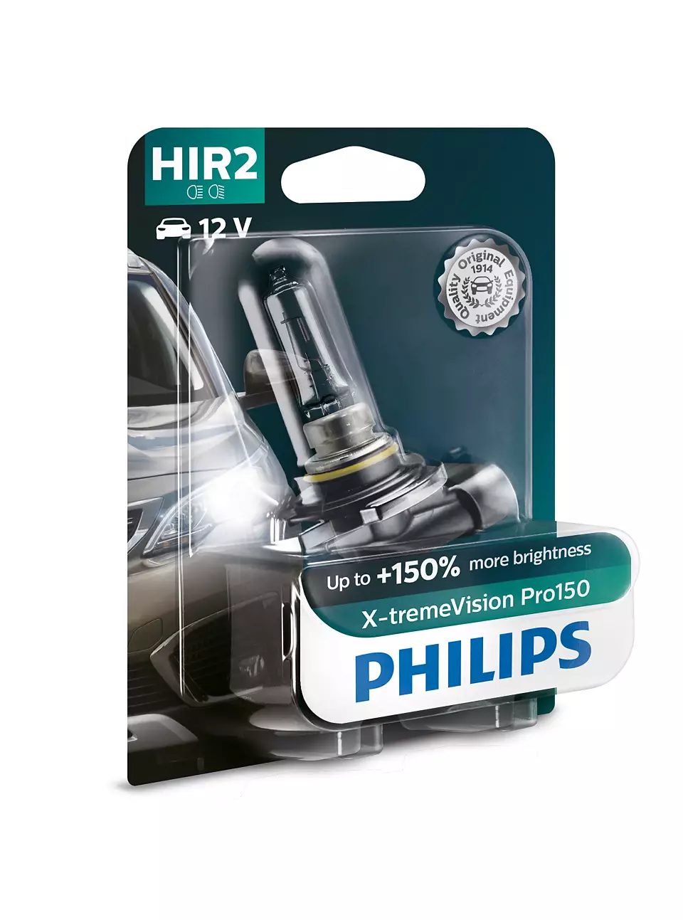 HIR2 9012-Bóng đèn pha ô tô Philips Halogen X-treme Vision Pro150 HIR2 9012 XVP 12V 55W PGJ19-2 S2 tăng sáng 150% HIR2 9012-Bóng đèn pha ô tô Philips Halogen X-treme Vision Pro150 HIR2 9012 XVP 12V 55W PGJ19-2 S2 tăng sáng 150%