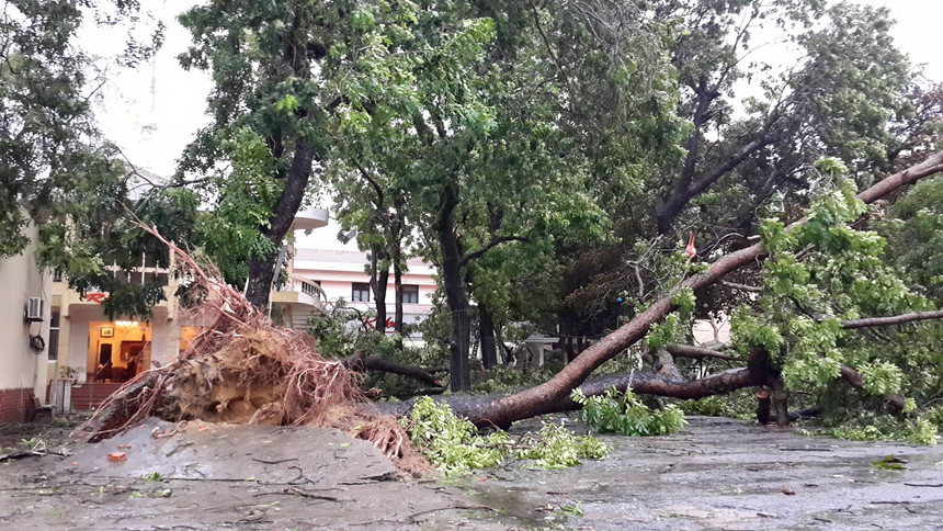 Bão số 10 đi qua đã để lại hậu quả nặng nề cho đồng bào miền Trung Bão số 10 đi qua đã để lại hậu quả nặng nề cho đồng bào miền Trung