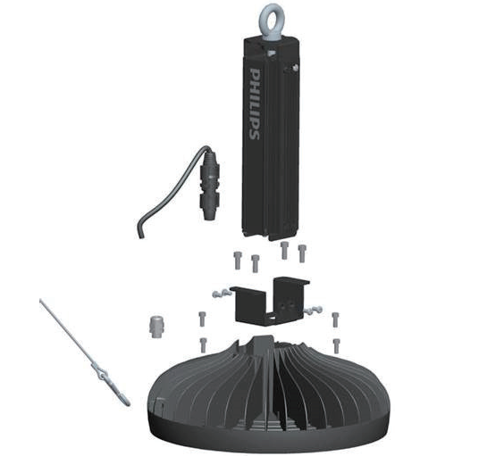 Đèn High Bay Led BYS Philips Xitanium Dim 698P 200W/840 IP65 Đèn High Bay Led BYS Philips Xitanium Dim 698P 200W/840 IP65