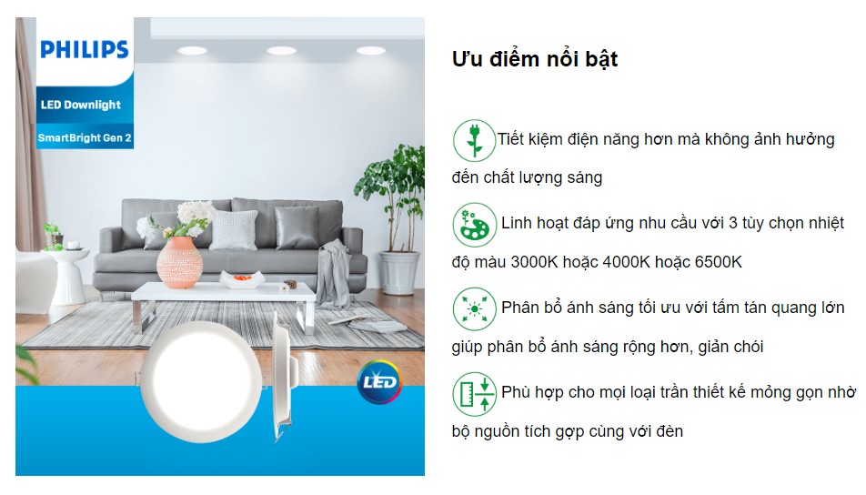 Lý do vì sao nên chọn sử dụng sản phẩm đèn Led Philips Lý do vì sao nên chọn sử dụng sản phẩm đèn Led Philips
