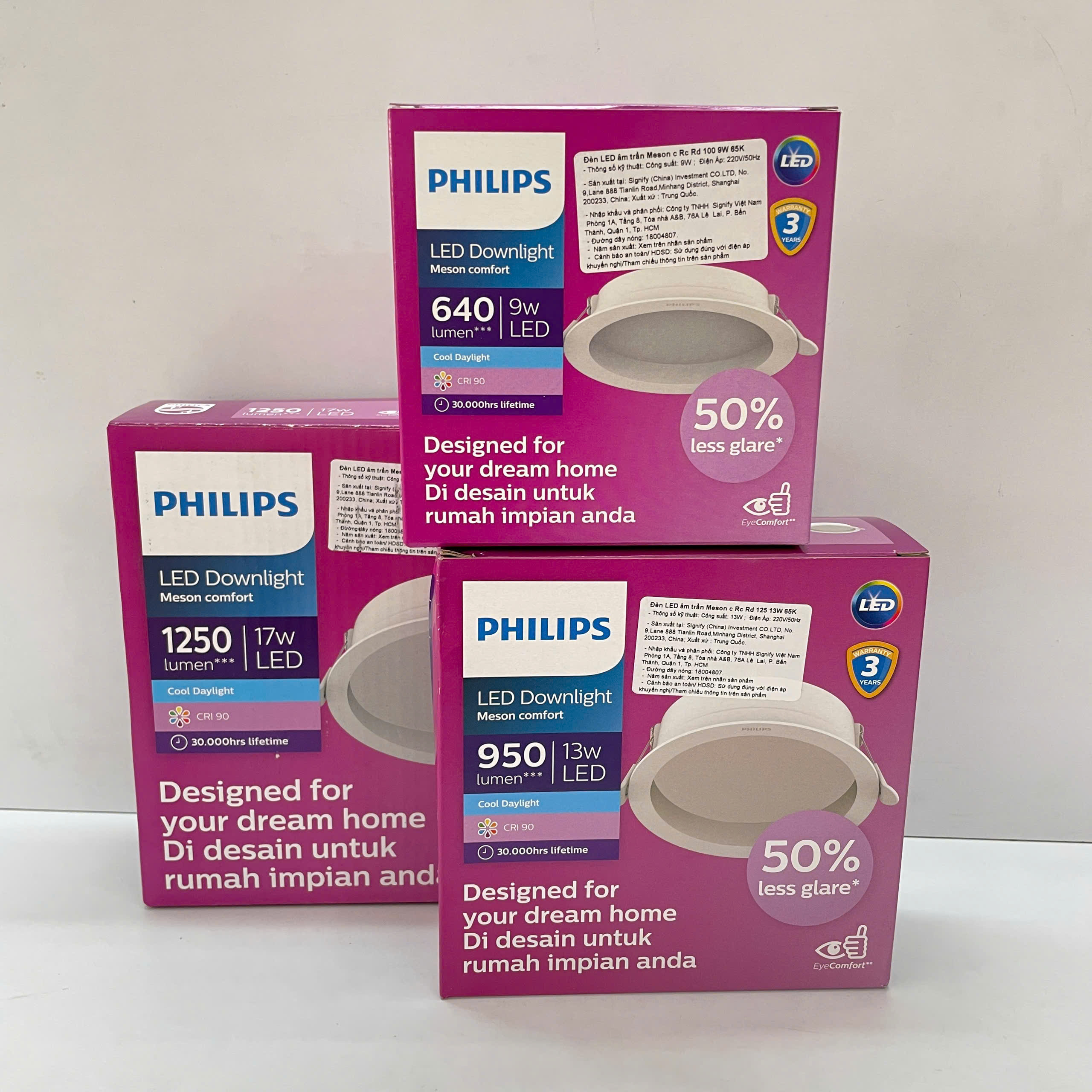 Công nghệ Đèn downlight âm trần chóa sâu Led Philips Meson c Rc Rd D150 17W