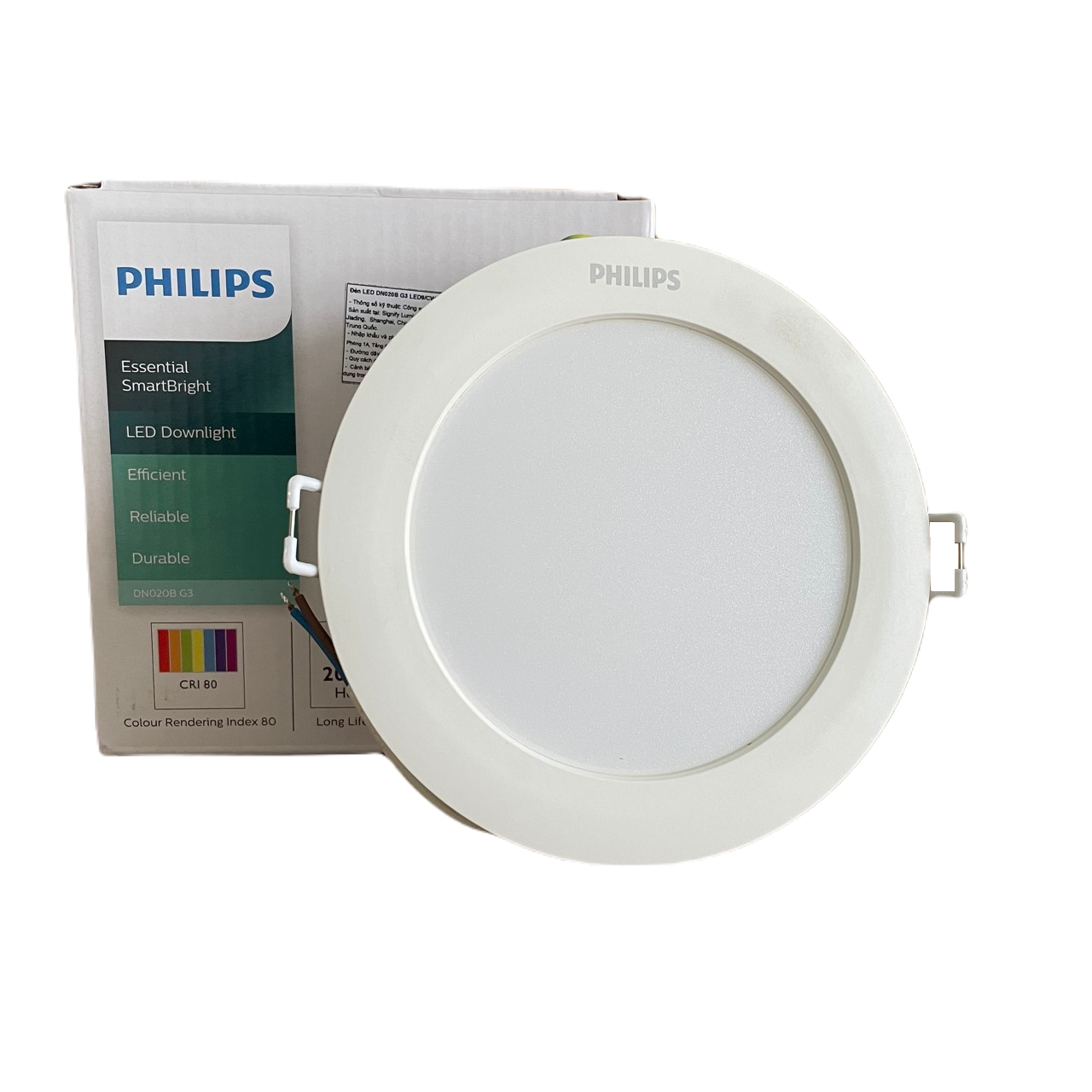 Đèn downlight âm trần LED Philips Essential SmartBright DN020B G3 LED20/NW 23W 220-240V D200 GM