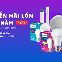 Săn Deal Đồng Giá - Mua Sắm Thả Ga 11.11. Khuyến Mãi Đèn LED Philips Lớn Nhất Trong Năm