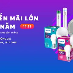 Săn Deal Đồng Giá - Mua Sắm Thả Ga 11.11. Khuyến Mãi Đèn LED Philips Lớn Nhất Trong Năm