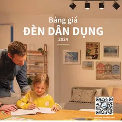 Catalogue danh mục sản phẩm bảng giá thiết bị điện và chiếu sáng bóng đèn Led Philips mới 2024
