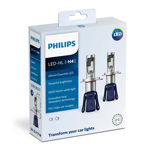 H4 11342 6000K - Bóng đèn pha Led Philips dành cho xe mô tô xe máy Ultinon Essential LED H4 11342 6000K