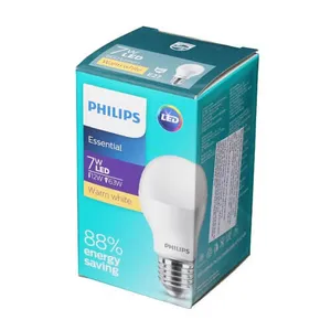 Bóng đèn Led Bulb Essential Philips 7W 3000K/6500K 230V A60 tiết kiệm đến 88% tiền điện