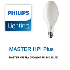 Bóng đèn cao áp Philips Metal Halide MASTER HPI Plus 250W/667 BU E40 1SL/12