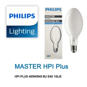 Bóng đèn cao áp Philips Metal Halide MASTER HPI Plus 400W/645 BU E40 1SL/6