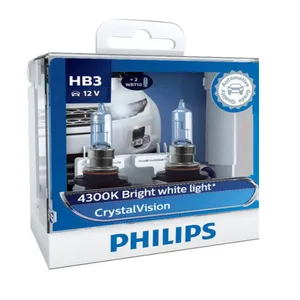 HB3 9005 CV-Bóng đèn xe hơi/ xe ô tô Halogen Philips CRYSTAL VISION HB3 9005 CV 12V 60W ánh sáng 4300K