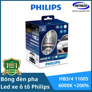 HB3/4 11005 6000K +200% - Bóng đèn pha Led xe ô tô/ xe hơi Philips X-tremeUltinon LED HB3/4 11005 6000K tăng sáng +200%