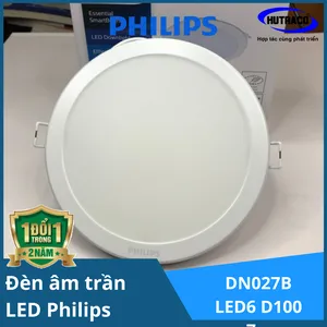 Đèn downlight âm trần LED Philips DN027B G2 LED6 D100 RD 7W