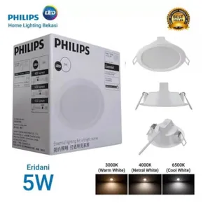 Đèn Downlight âm trần Led Philips 5W G2 LED WW/NW/CW 220-240V D100 GM ánh sáng êm dịu cho mắt
