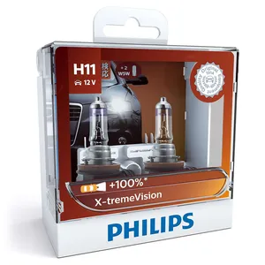 H11 12362 XVP +100%  - Bóng đèn pha ôtô/ xe hơi Philips Halogen H11 12362 XVP +100% 12V 55W PGJ19-2 S2 tăng sáng 100%, sáng vàng 3400K