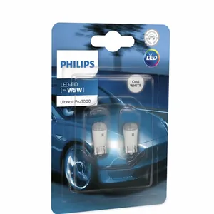 T10 LED 11961 Pro3000 - Bóng đèn tín hiệu định vị đèn Demi nội thất xe ô tô/ xe hơi Philips Ultinon LED T10 LED 11961 12V 6000K Pro3000 - Trắng