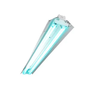 Thiết bị máng đèn tia cực tím UVC diệt khuẩn khử trùng bắt tường 2 bóng 1m2 có chóa phản quang TMS160C 2X36W TUV SLV/6 R