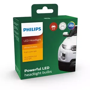 H4 LED 11342 Ultinon Pro1000 HL 12V X2 6500K 13W 1150lm - Hộp 2 Bóng đèn pha xe hơi ô tô Philips Ultinon Pro1000 HL LED H4 11342 U1000 12V X2 6500K 13W 1150lm