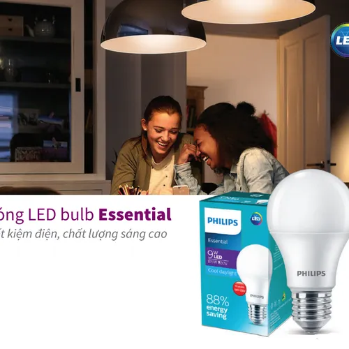 Bóng Led Bulb Philips Essential ESS LED Bulb 9W E27 A60