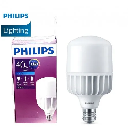 Bóng đèn Led trụ Philips TForce Core HB 18-20W E27 6500K 230V hiệu suất cao quang thông 1800Lm 