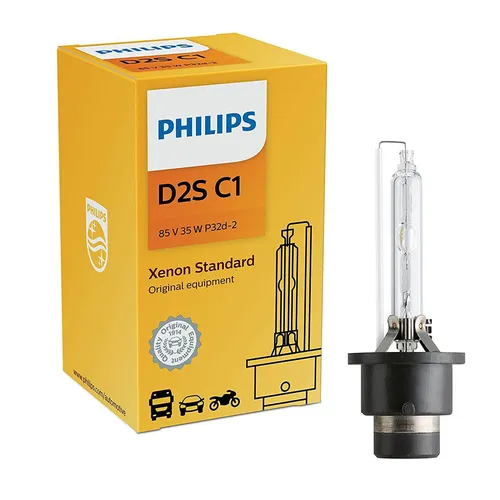 D2S 85122 - Bóng đèn pha ôtô/ xe hơi Philips Xenon D2S 85122 85V 35W C1 sáng vàng tiêu chuẩn 4200K