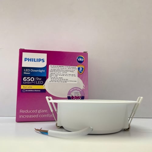 Đèn Downlight Âm Trần LED Philips Meson IO 59449: Ánh Sáng Tinh Tế, Giảm Chói Tối Ưu