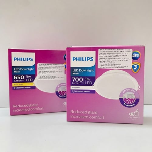 Đèn Downlight Âm Trần LED Philips Meson IO 59449: Ánh Sáng Tinh Tế, Giảm Chói Tối Ưu