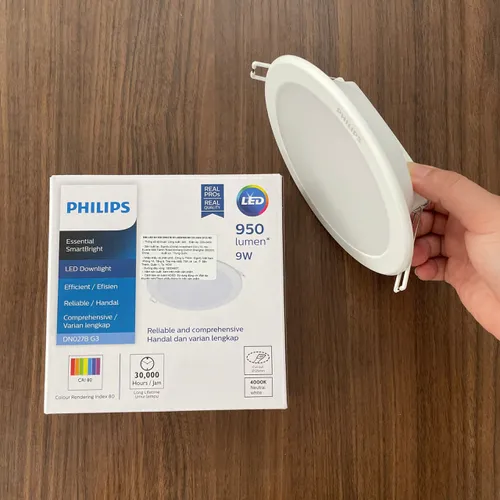 Ánh sáng định hình không gian. Khám phá Đèn downlight âm trần Led Philips DN027B Led SmartBright G3 LED9/NW 9W D125 RD 4000K 950lm – Nơi nghệ thuật chiếu sáng bắt đầu.