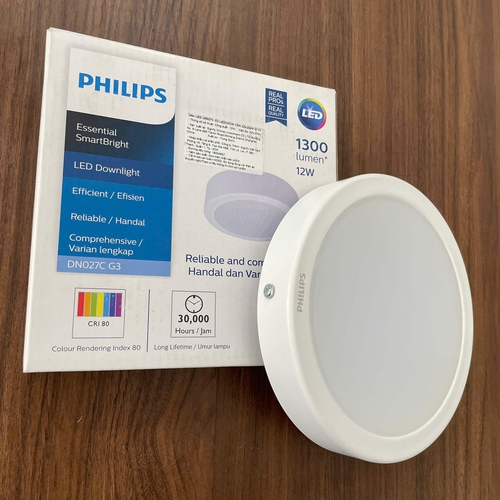 Trải nghiệm Ánh Sáng Tinh Hoa: Đèn downlight ốp trần Led Philips DN027C SmartBright G3 12W – Nâng tầm không gian sống của bạn!