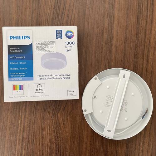 Nâng Tầm Không Gian Sống Cùng Đèn Downlight Ốp Trần LED Philips DN027C SmartBright G3 12W: Ánh Sáng Tinh Hoa, Hiệu Suất Vượt Trội.
