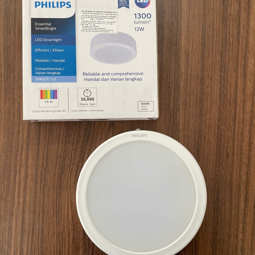 Nâng Tầm Không Gian Sống Cùng Đèn Downlight Ốp Trần LED Philips DN027C SmartBright G3 12W: Ánh Sáng Tinh Hoa, Hiệu Suất Vượt Trội.