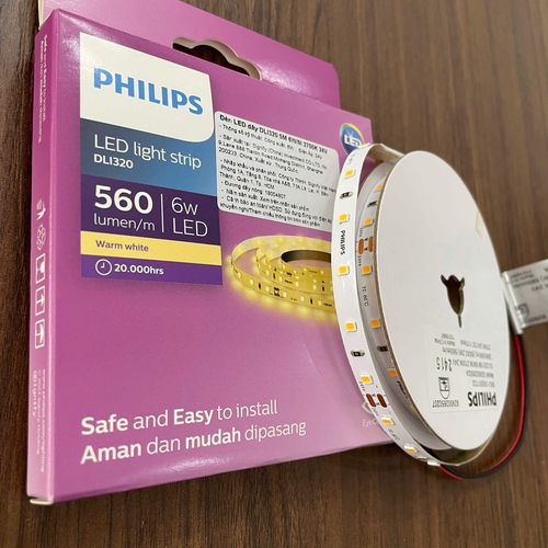 ✨ Nâng tầm không gian với Đèn LED dây Philips DLI320 5M 6W/M 4000K: Ánh sáng tinh tế cho lối đi cầu thang. Khám phá sự sang trọng ngay hôm nay!