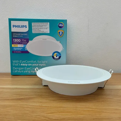 Khai Mở Không Gian Đa Chiều. Đèn Downlight Âm Trần Đổi Màu LED Philips Eridani DL190B SSW LED13 D150 15W 1300lm CCT 3000K/4300K/6500K