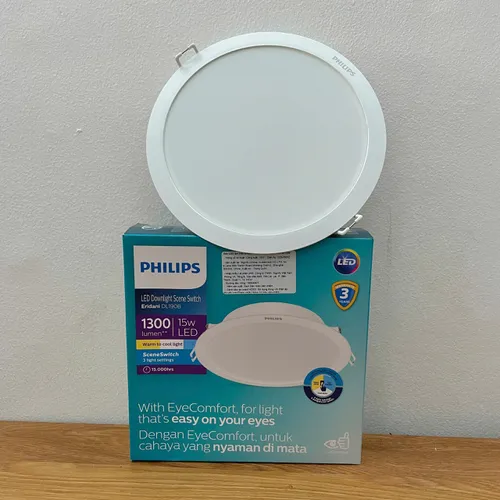 Khai Mở Không Gian Đa Chiều. Đèn Downlight Âm Trần Đổi Màu LED Philips Eridani DL190B SSW LED13 D150 15W 1300lm CCT 3000K/4300K/6500K
